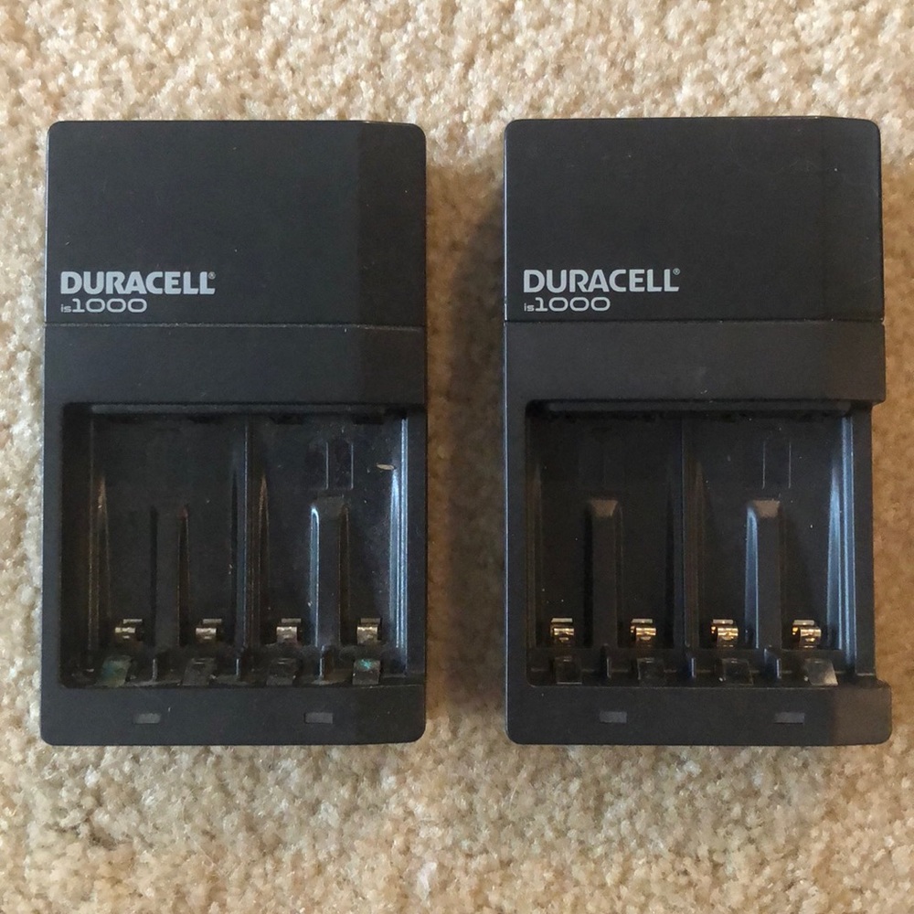 2 Duracell Battery Chargers